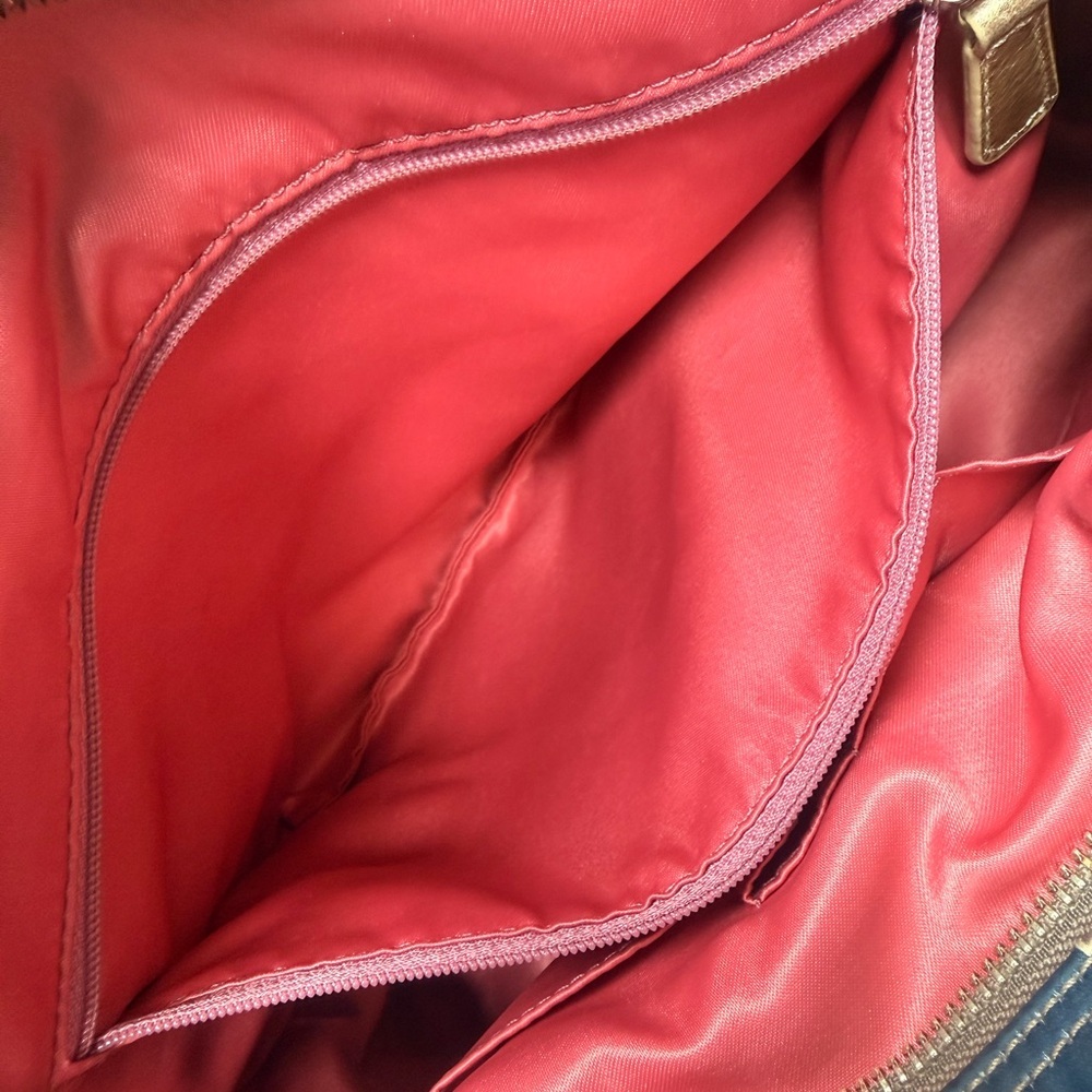 Coach Multicolor Tote with Gold Accents - Picture 11 of 12